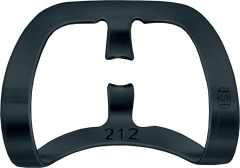 Wingless Insisor Clamp 212 Black