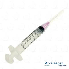 Vista Apex Appli-Vac&trade; Pre-Tipped Syringes, 3cc, 30G (100)