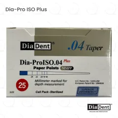 DiaDent® Dia-Pro ISO Paper Points 25/.04 (120)