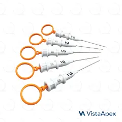 Vista Apex Disposable MTA Carriers, Orange, 0.99mm (5)