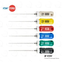 VDW Hedstroem 15-40 Assorted, 21mm (6)