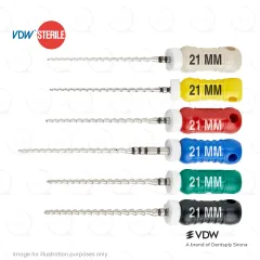 VDW Hedstroem 45-80 Assorted, 21mm (6)