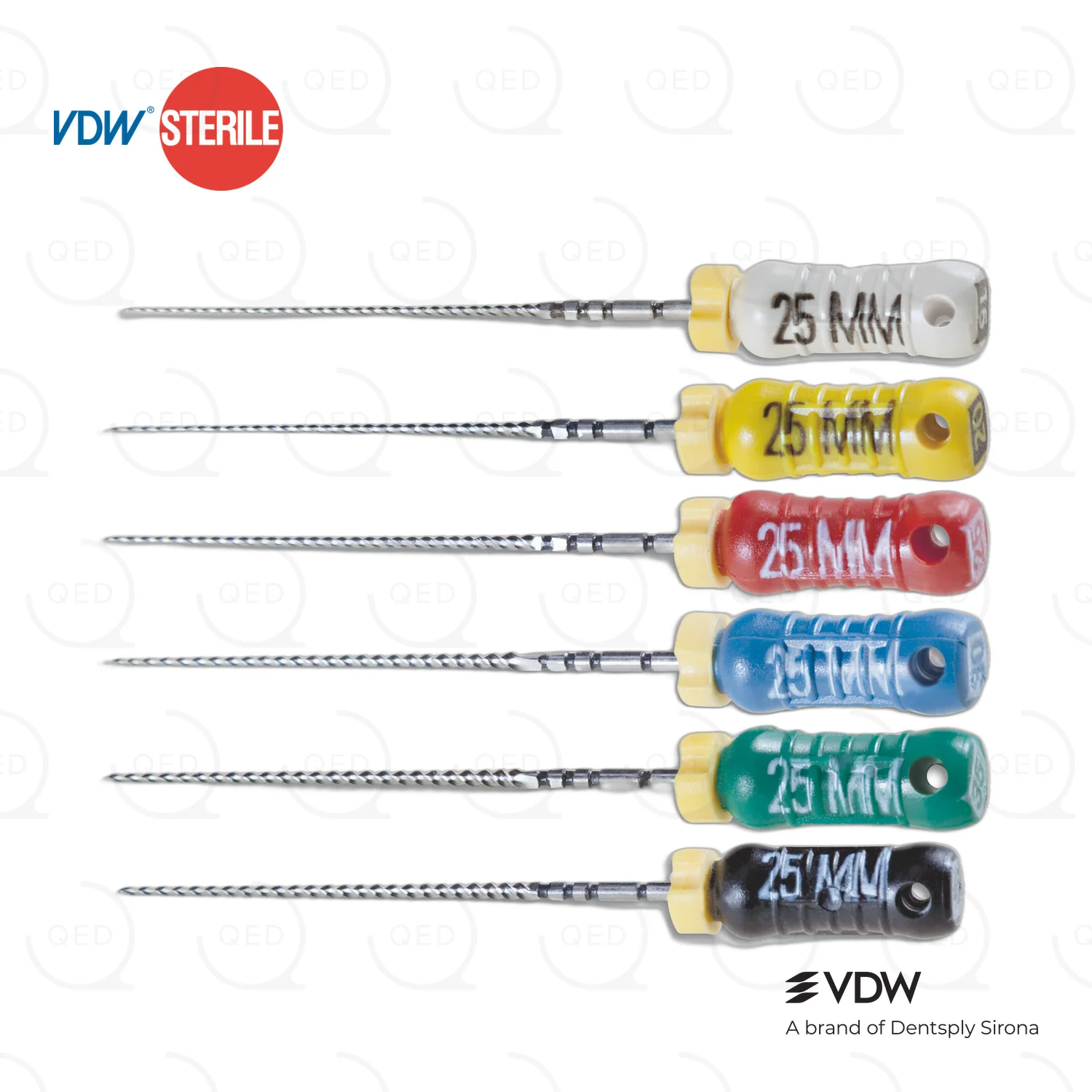 VDW K-Files 15-40 Assorted, 25mm (6)