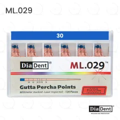 DiaDent® ML.029™ Gutta Percha 30/.02 (120)