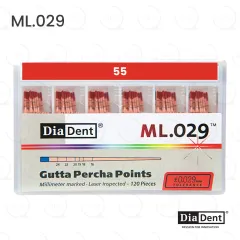 DiaDent® ML.029™ Gutta Percha 55/.02 (120)