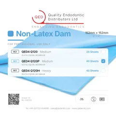 QED Non-Latex Dam, Medium, Light blue (40)