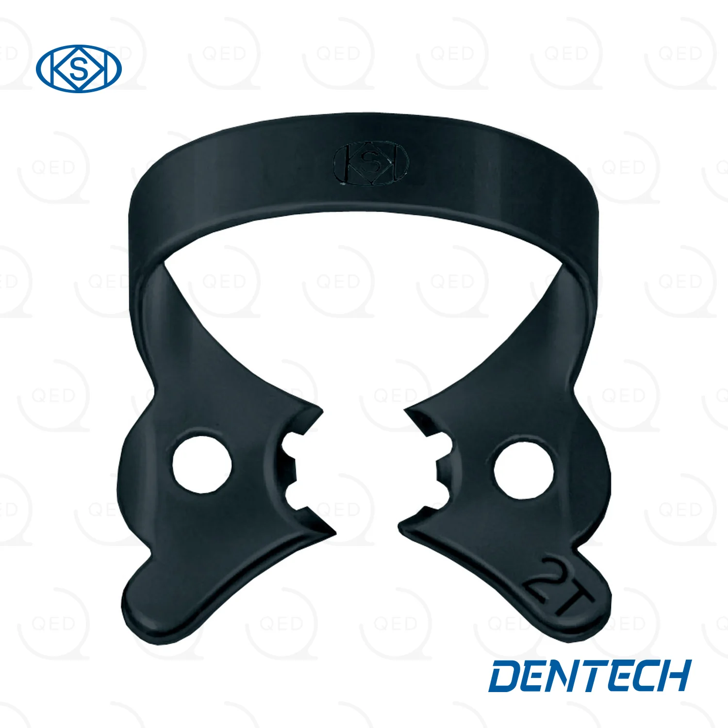 KSK Clamp 2T, Winged Premolar, Black