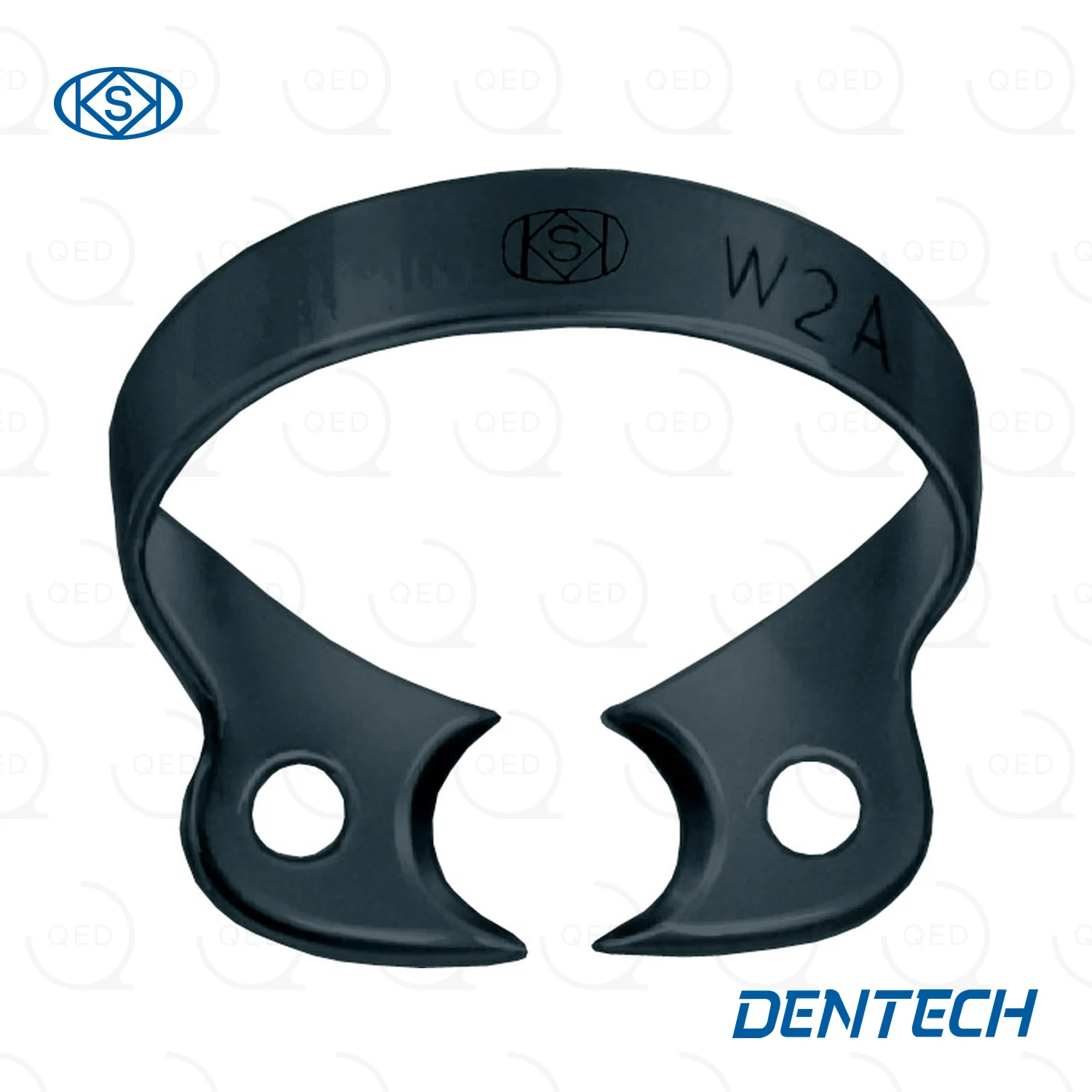 KSK Clamp W2A, Wingless Premolar, Black