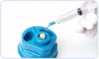 Irrigating a root canal on an extracted tooth in ProTrain
