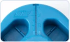 Measuring an endodontic file against the ProTrain millimetre scale