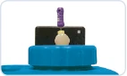 ProTrain with intraoral radiographic film positioned vertically