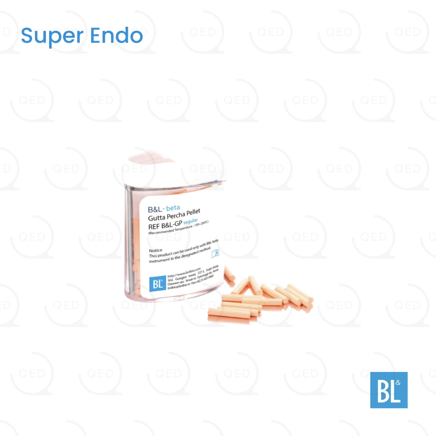 B&L Super Endo Beta Gutta Percha Pellets, Regular (100)