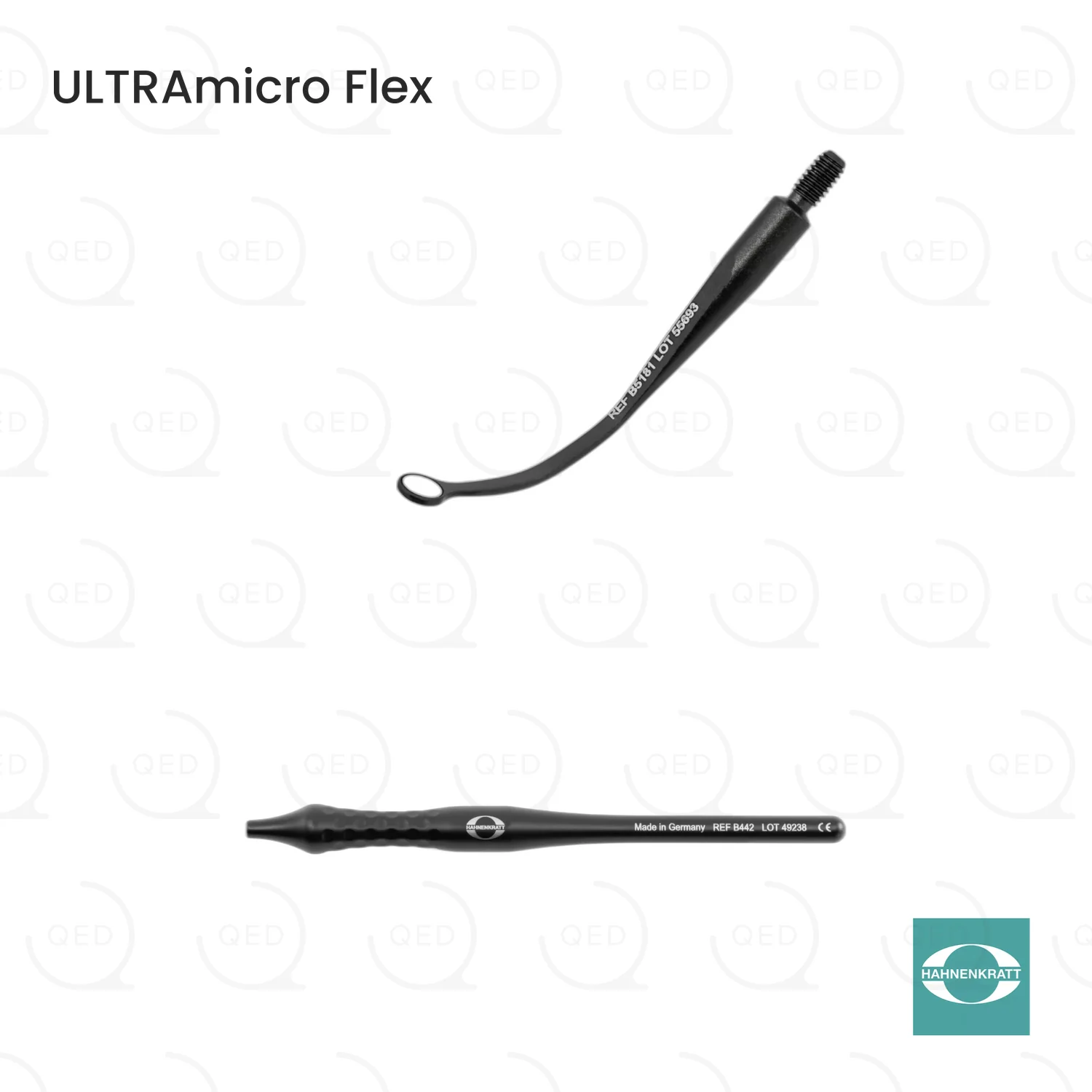 BLACK ULTRAmicro Flex Micro Mirror & Handle, 3mm Round