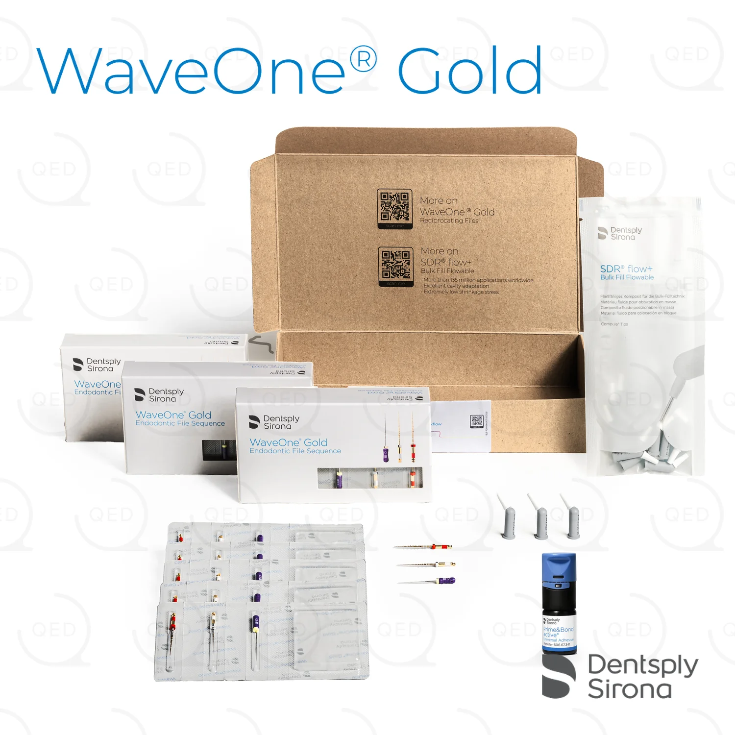 WaveOne®Gold and SDR Flow+ Kit + Prime&Bond Active